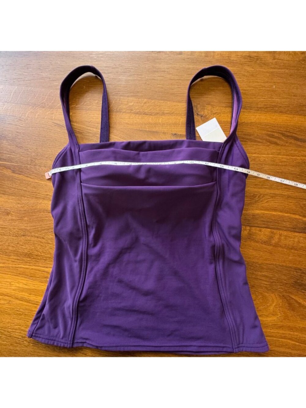 CALVIN KLEIN Tankini Swimsuit Set Womens 12 NEW Purple Two Piece Tank Bikini NWT - Picture 11 of 14
